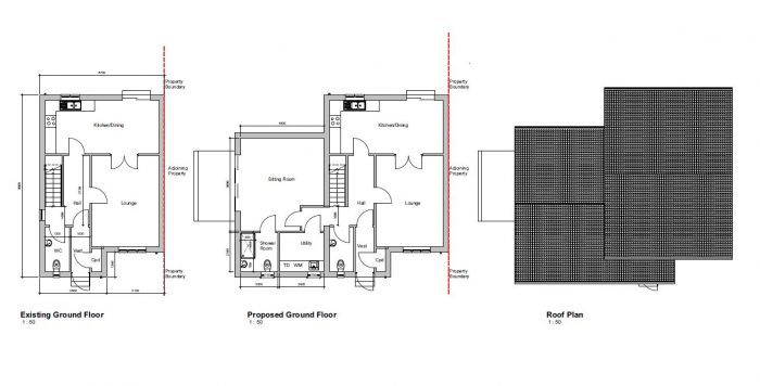 single storey extension requires planning permission and a building warrant