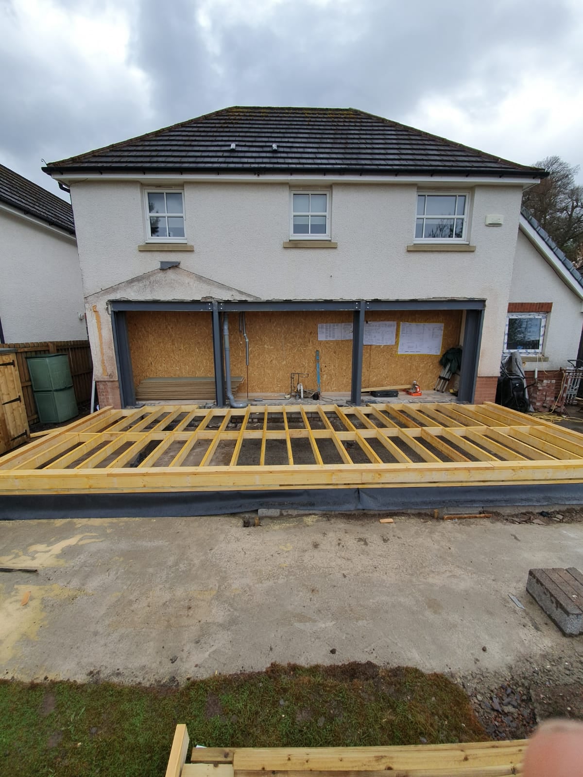 remove an external load bearing wall