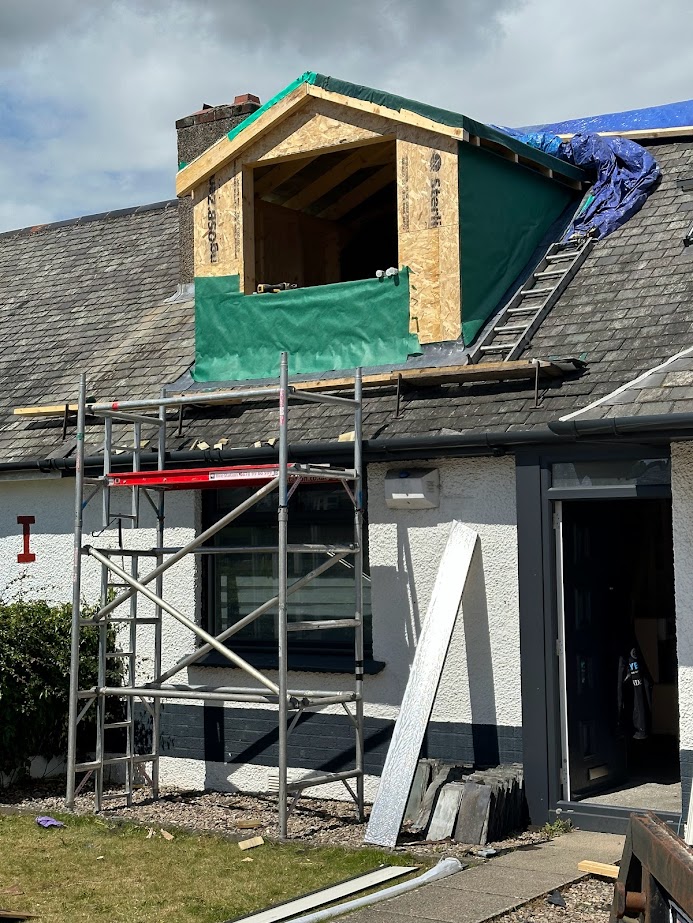 LOFT CONVERSION UNDER CONSTRUCTION EDINBURGH