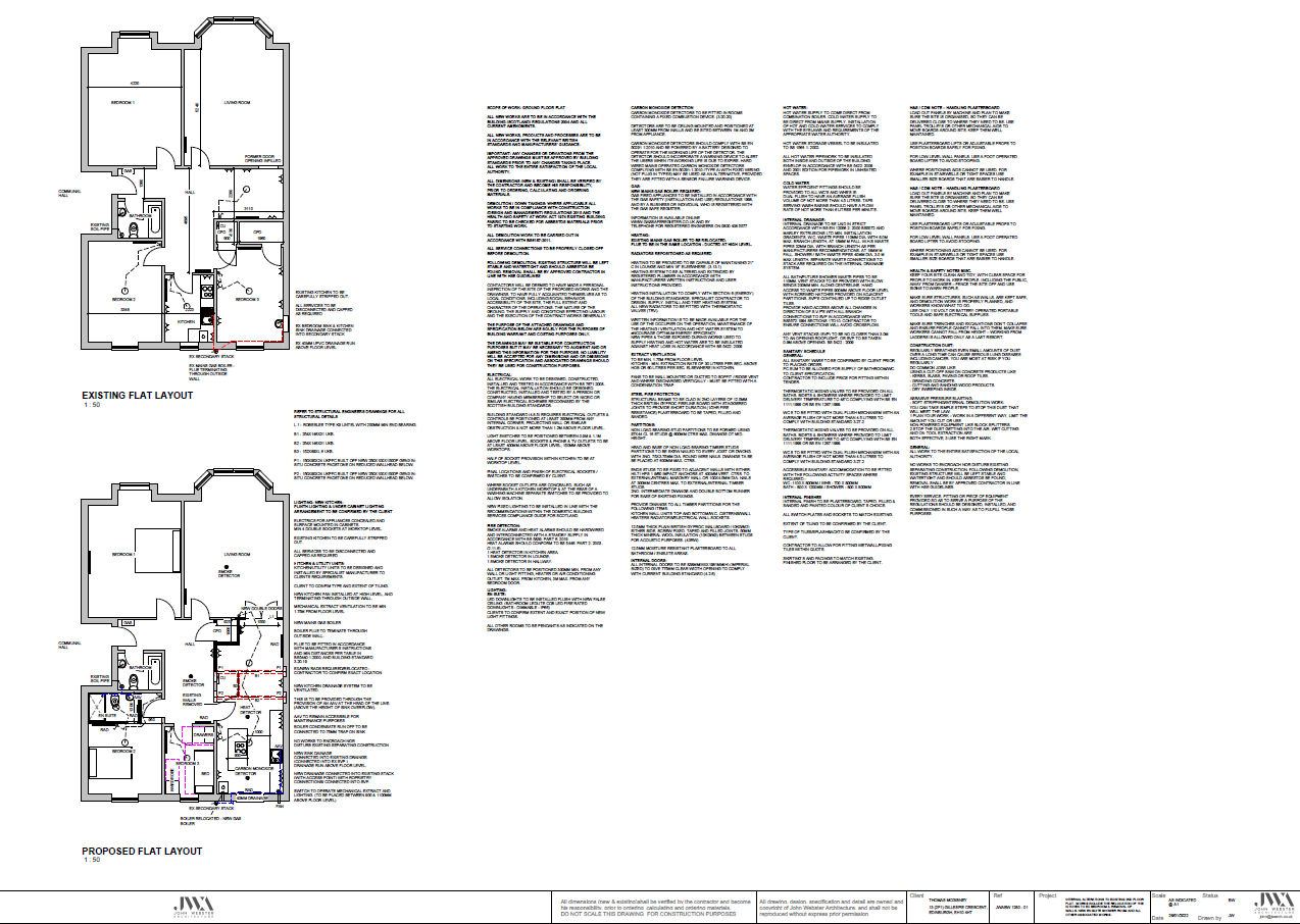 do you need a building warrant to remove a load bearing wall in edinburgh