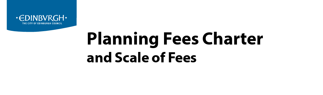 PLANNING PERMISSION FEES EDINBURGH