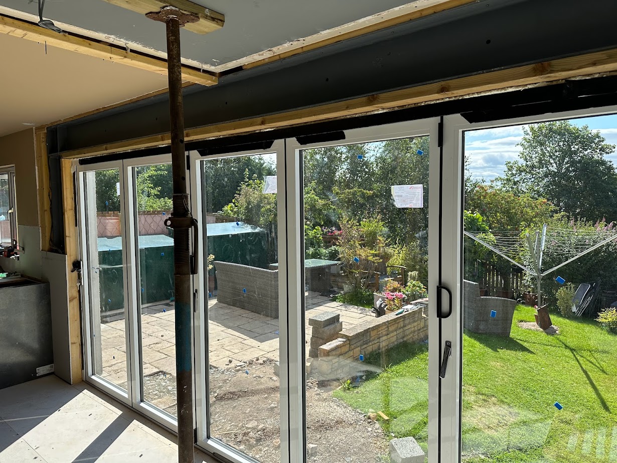 REMOVING A WINDOW AND INSTALL A BIFOLD DOOR