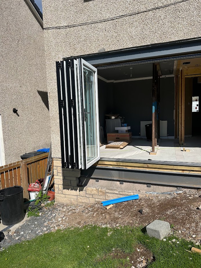 STRUCTURAL STEEL TO INSTALL A BI-FOLD DOOR